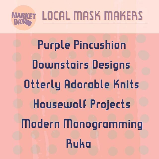 Looking for a mask? Check out some of these local makers who have started selling them. Are you a small business (with a business page) that is making masks? Tag your business below and we&rsquo;ll try to feature you!